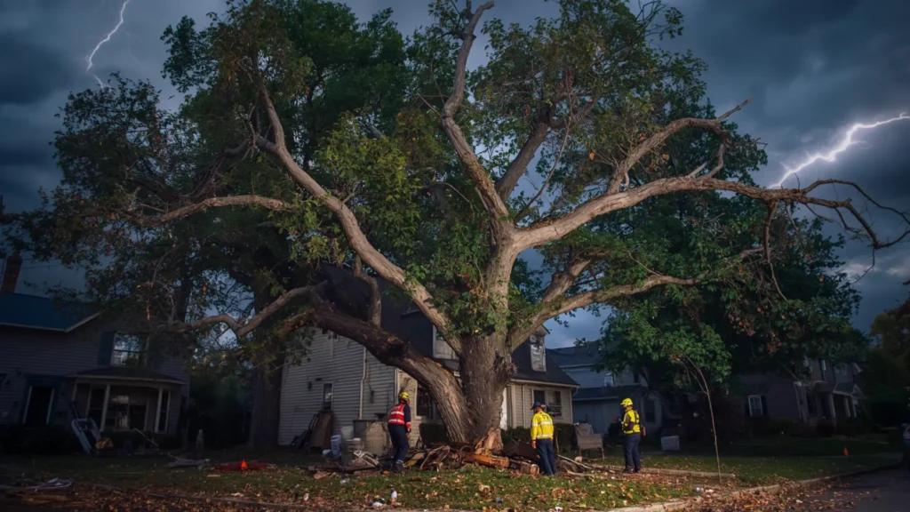 Emergency Tree Removal Oneida NY When Dangerous Trees Threaten Homes Near Main Street