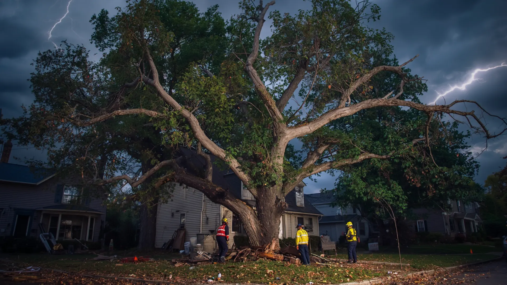 Emergency Tree Removal Oneida NY When Dangerous Trees Threaten Homes Near Main Street