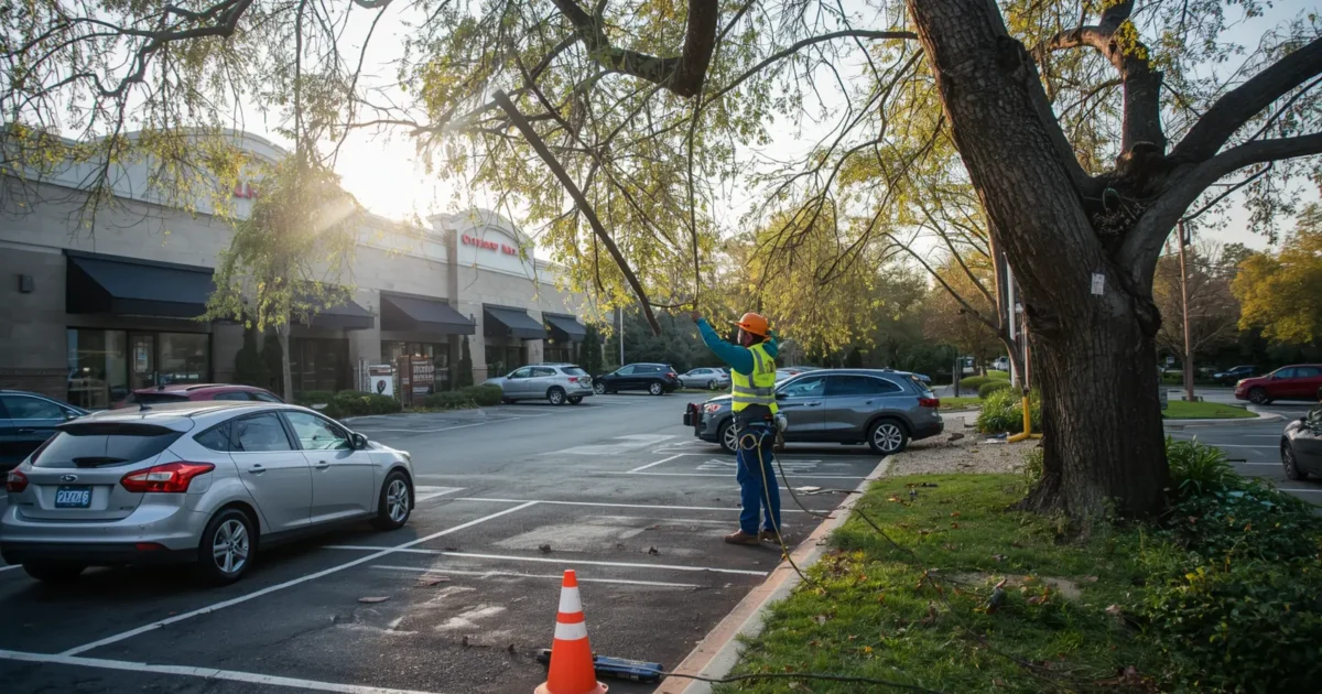 Commercial Tree Services Oneida NY for Preventing Parking Lot Hazards and Business Liability